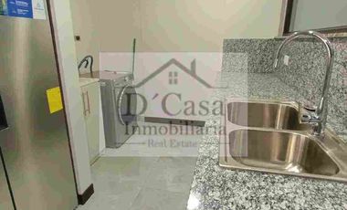 Rento Departamento Amoblado 3 dormitorios 1 garaje y balcón