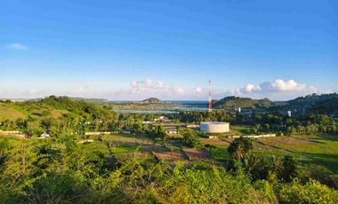 land with Tanjung Aan view near Mandalika