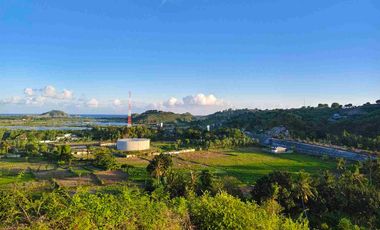 land with Tanjung Aan view near Mandalika