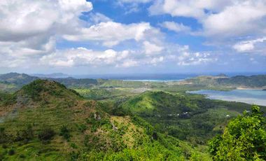 land with Tanjung Aan view near Mandalika