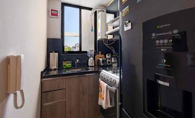 Depto de 2 rec. en Col. Roma, a minutos de restaurantes, mercados y av. principales