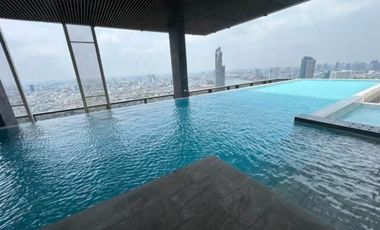 Beautifully Built-in Showroom, Prime Location! For Sale Rhythm Charoenkrung Pavillion Condominium, 44.1 sq.m., on Chan Road