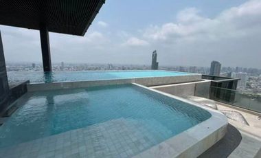 Beautifully Built-in Showroom, Prime Location! For Sale Rhythm Charoenkrung Pavillion Condominium, 44.1 sq.m., on Chan Road