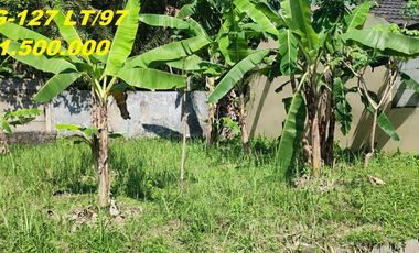 ASET BTN PURWOKERTO. TANAH/KAVLING MATANG DALAM PERUMAHAN DIAMOND RESIDENCE KALIBAGOR