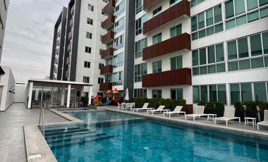 Se alquila Departamento moderno de 3 habit en edificio de lujo Olivos Parc - Ceibos