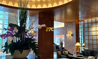 One Roxas Triangle 4-Bedroom Penthouse Condominium Unit for Sale with 4 Parking Slots in Makati City