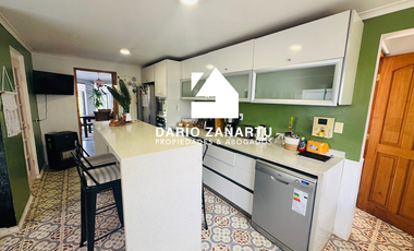 Soñada casa en arriendo en Reñaca sector Golondrinas.