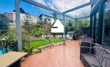 Soñada casa en arriendo en Reñaca sector Golondrinas.