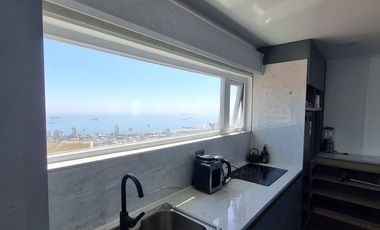 Hermoso depto tipo loft con maravillosa vista bahia de valpo