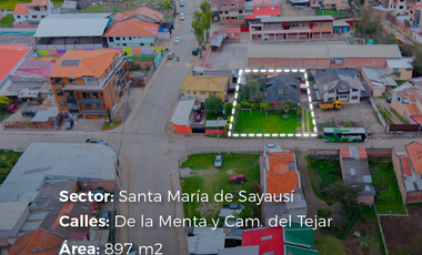 Terreno en la Av. Ordoñes Lasso