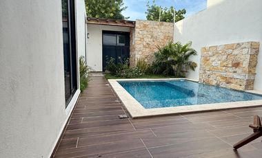 Casa en Venta de Una Planta en Temozón Norte