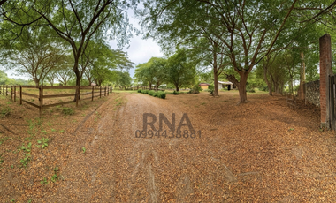 Venta - Finca vía a la costa – 195.800m2  con caballerizas y cabaña de teca
