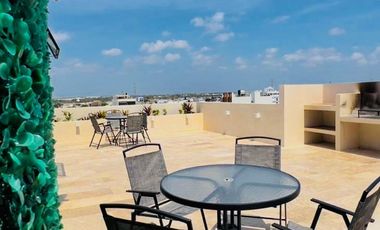 Departamento de 1 Recámara en Renta en Green Savage, Playa del Carmen