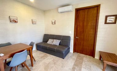 Departamento de 1 Recámara en Renta en Green Savage, Playa del Carmen