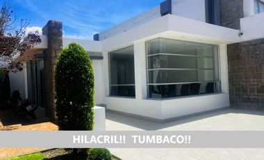 HERMOSA CASA DE VENTA EN TUMBACO!! POR HILACRIL!!
