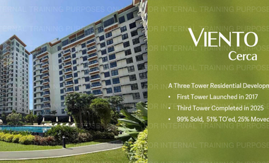 STUDIO -  NUVEO IN CERCA - LAS PIÑAS ~ ALABANG -- PRE-SELLING