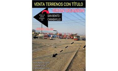 🏡 Venta De Terreno En Ocasión – Urb. San Benito, Carabayllo
