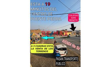 🏡 Venta De Terreno En Ocasión – Urb. San Benito, Carabayllo