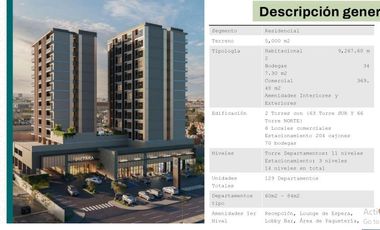 VENTA DEPARTAMENTOS TORRE VICTARA  ZONA DORADA