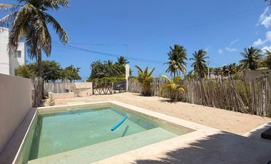 Casa en Venta a solo 30 metros del Mar de Santa Clara Yucatán