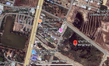 Directly opposite Cha-Am Provincial Waterworks Office – High-Potential Location! (10 M THB/RAI)