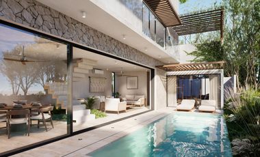 Casa OX – Residencia de lujo frente al Parque Nacional del Jaguar en Tulum | 4 Recámaras | Inversión con plusvalía y renta vacacional
