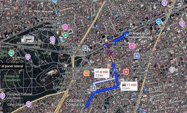 COL CONDESA CDMX Hermosa Y Amplia CASA, Excelente ubicación A UNOS MINUTOS DE REFORMA, POLANCO, CHAPULTEPEC, plazas comerciales de lujo, escuelas, cen