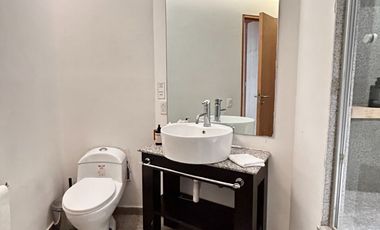 Apartamento en renta amueblado con vista a a la Bolsa Mexicana de Valores