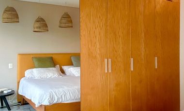 Apartamento en renta amueblado con vista a a la Bolsa Mexicana de Valores