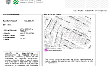 CASA EN REMATE EN CECILIO ROBELO JARDIN BALBUENA CDMX