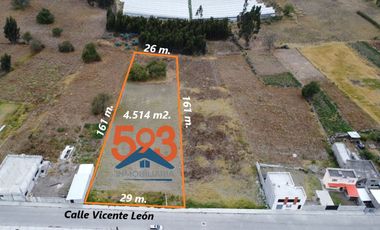 Terreno de Venta en Latacunga