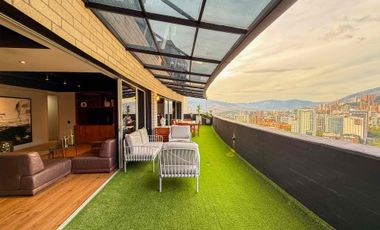 RENTO PENTHOUSE AMOBLADO EN EL POBLADO