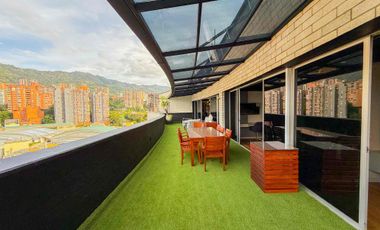RENTO PENTHOUSE AMOBLADO EN EL POBLADO