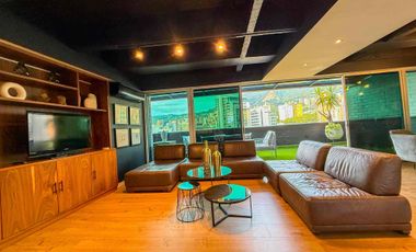 RENTO PENTHOUSE AMOBLADO EN EL POBLADO