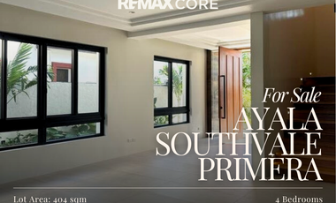 FOR SALE: 2-Storey House and Lot in Ayala Southvale Primera