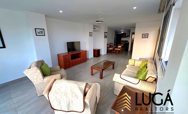 Departamento amoblado con vista al mar en renta Sector Playa Murciélago, Manta, Ecuador