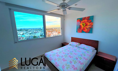 Departamento amoblado con vista al mar en renta Sector Playa Murciélago, Manta, Ecuador