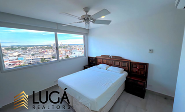Departamento amoblado con vista al mar en renta Sector Playa Murciélago, Manta, Ecuador