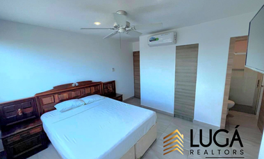 Departamento amoblado con vista al mar en renta Sector Playa Murciélago, Manta, Ecuador