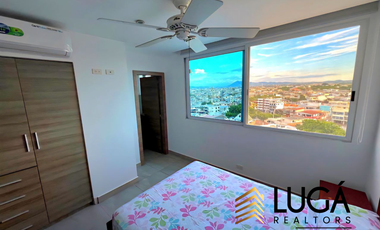 Departamento amoblado con vista al mar en renta Sector Playa Murciélago, Manta, Ecuador