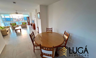 Departamento amoblado con vista al mar en renta Sector Playa Murciélago, Manta, Ecuador