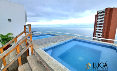 Departamento amoblado con vista al mar en renta Sector Playa Murciélago, Manta, Ecuador