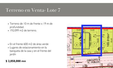 Terreno en Venta – Fraccionamiento El Edén, Guadalajara
