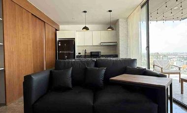 Loft amueblado en renta en Bagà Grand Barrio | 62 m², 1 recámara, pet friendly, Atlixcáyotl Puebla