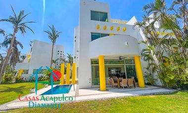 Casa con alberca privada, jardín y acceso al campo de golf. Xcaret 65