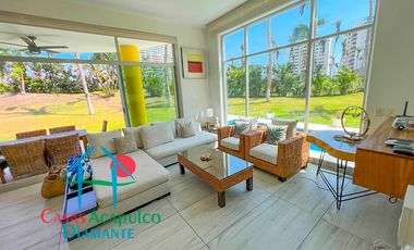 Casa con alberca privada, jardín y acceso al campo de golf. Xcaret 65