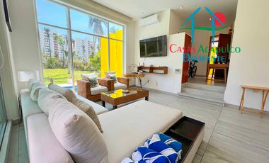 Casa con alberca privada, jardín y acceso al campo de golf. Xcaret 65