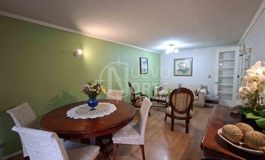 SE VENDE ACOGEDOR DEPTO EN BARRIO RESIDENCIAL DE ÑUÑOA