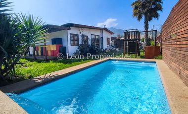 Leon Propiedades vende sitio con casa, en sector Lolenco, Curacaví.