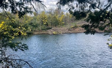 Venta linda parcela 2 hectáreas con cabaña y orilla de Río Cato - Chillán